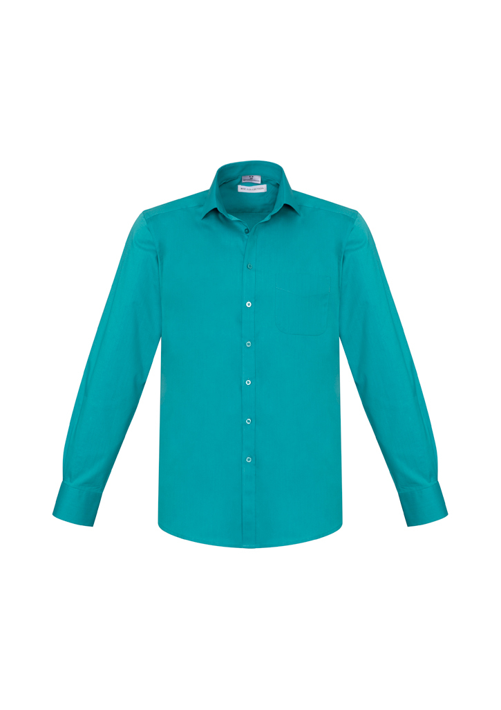 teal shirt